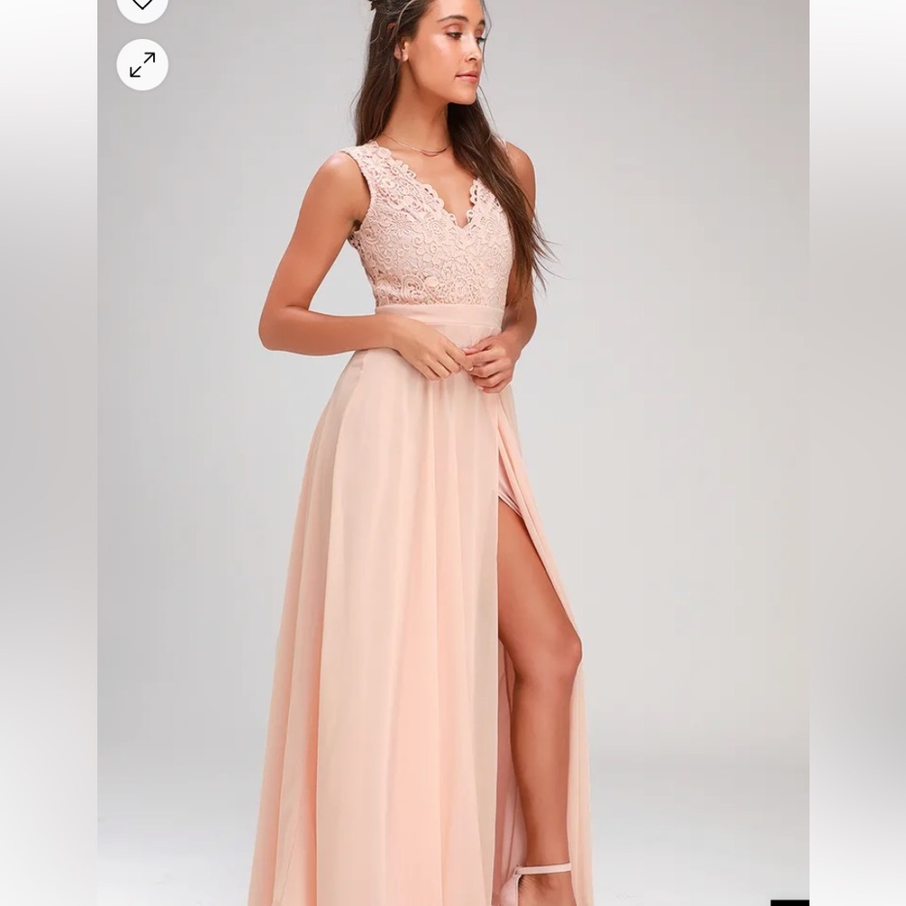 NWT Lulus Do Re Mi Backless Maxi Dress